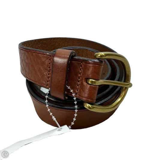 Leather Belt By Madewell, Size: Small
