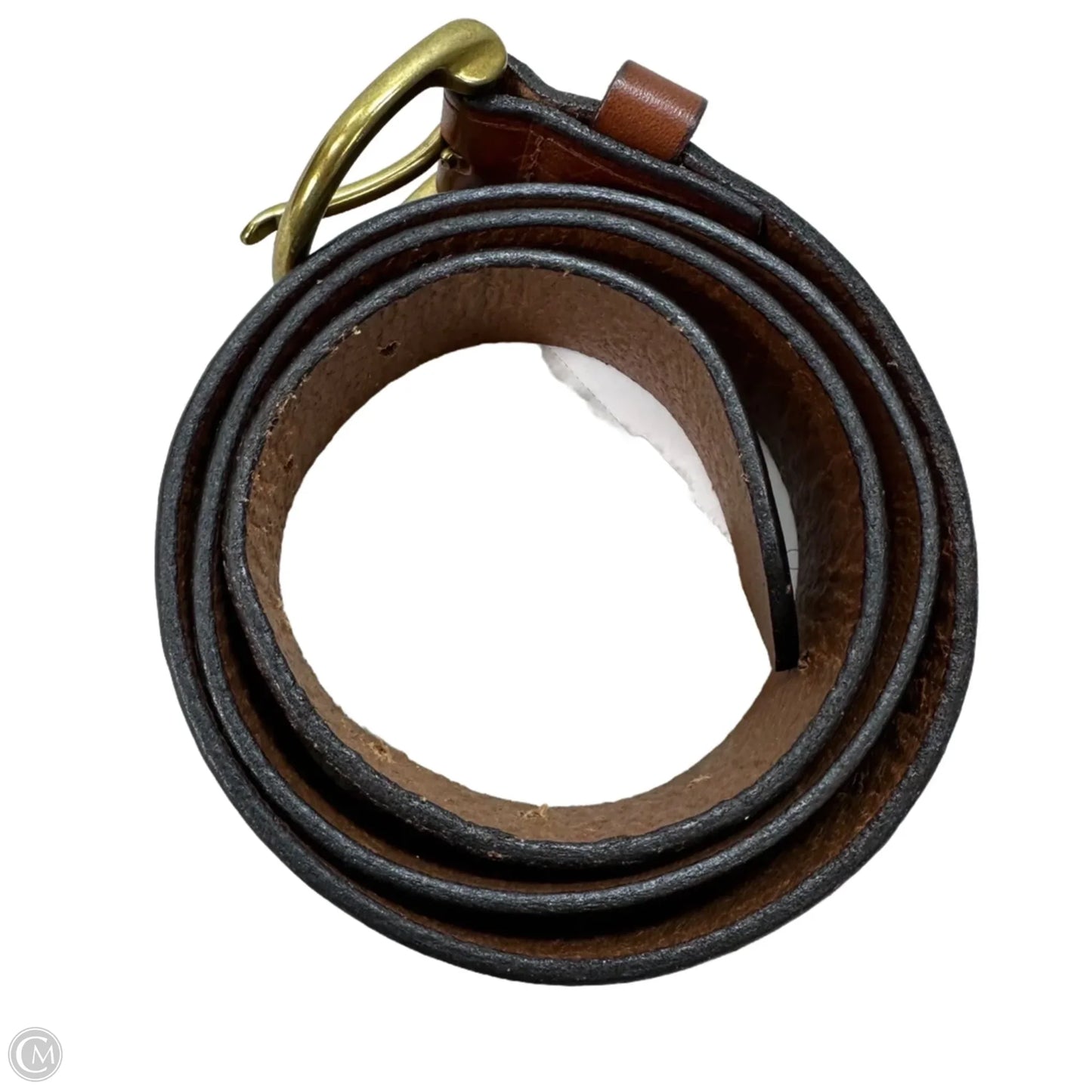 Leather Belt By Madewell, Size: Small