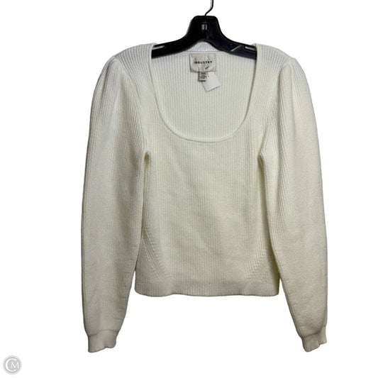 Sweater By Industry In White, Size: M