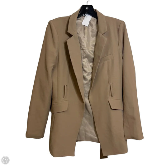 Blazer By Clothes Mentor In Tan, Size: S