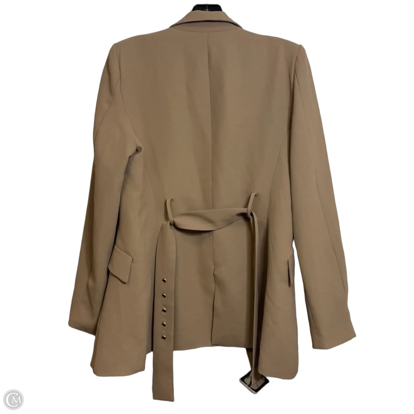 Blazer By Clothes Mentor In Tan, Size: S