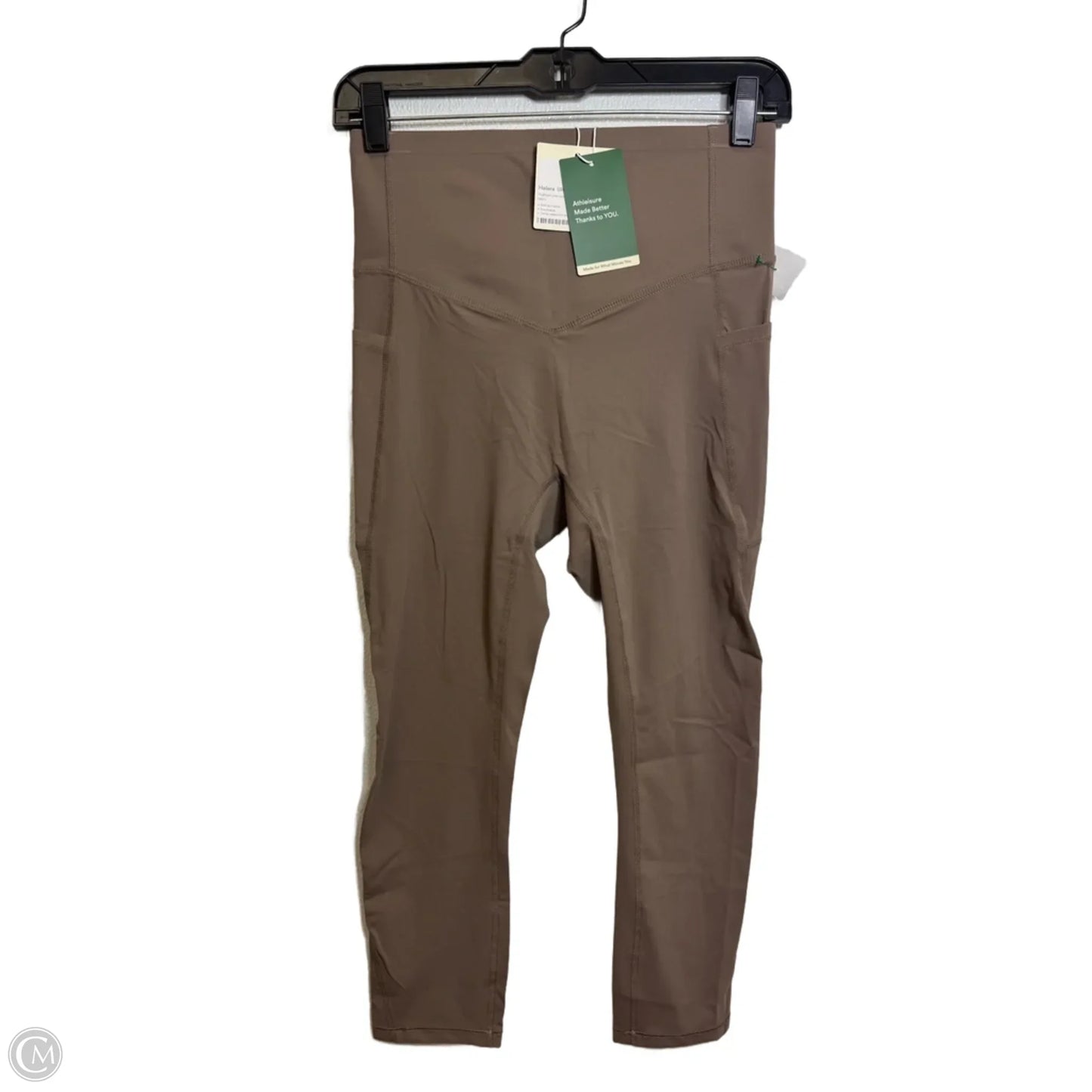 Athletic Leggings By Halara In Taupe, Size: M