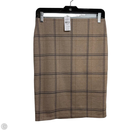 Skirt Mini & Short By Loft In Tan, Size: Xs