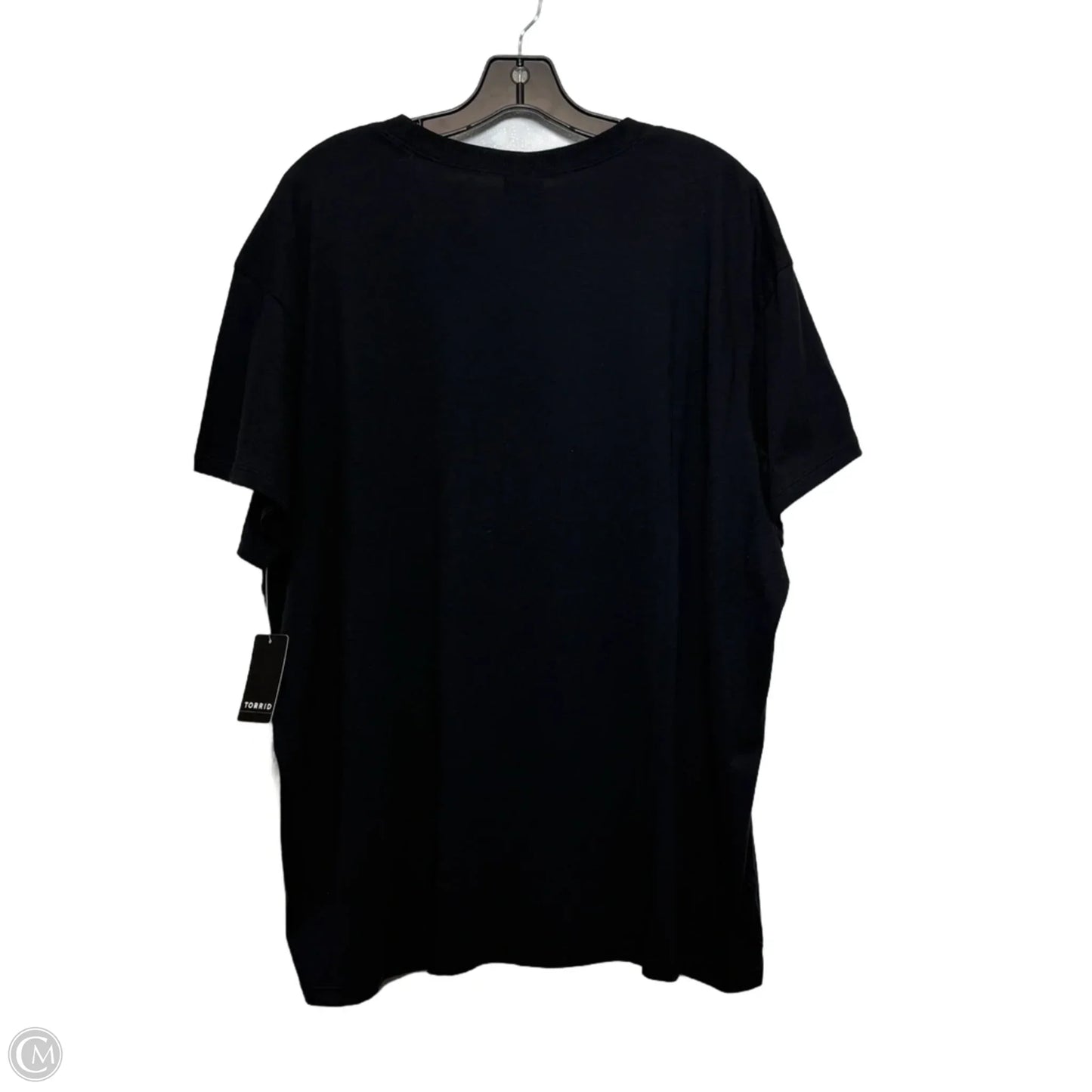 Top Short Sleeve Basic By Torrid In Black, Size: 1x