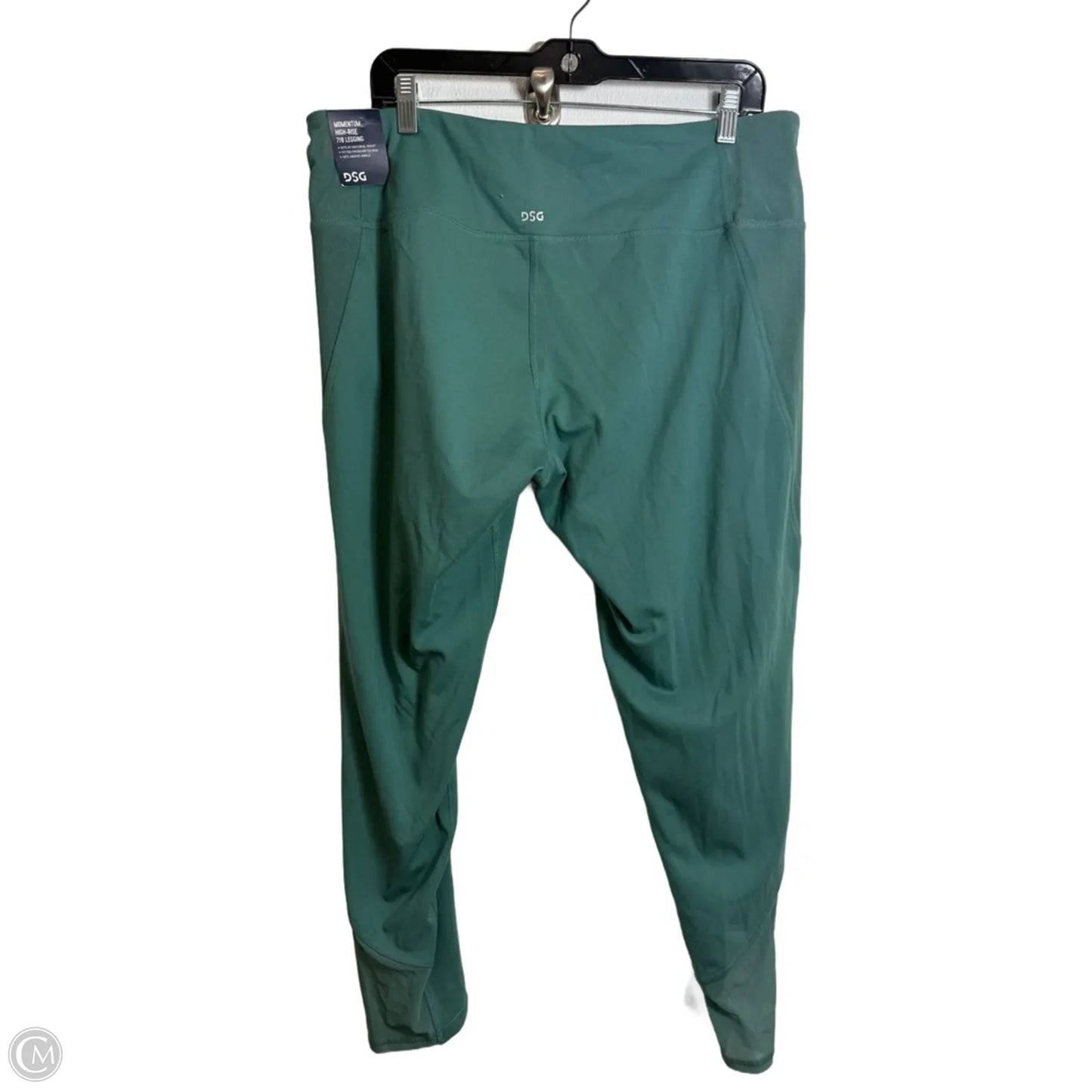 Athletic Leggings By Dsg Outerwear In Green, Size: Xxl
