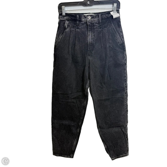 Jeans Boyfriend By Abercrombie And Fitch In Black Denim, Size: 4