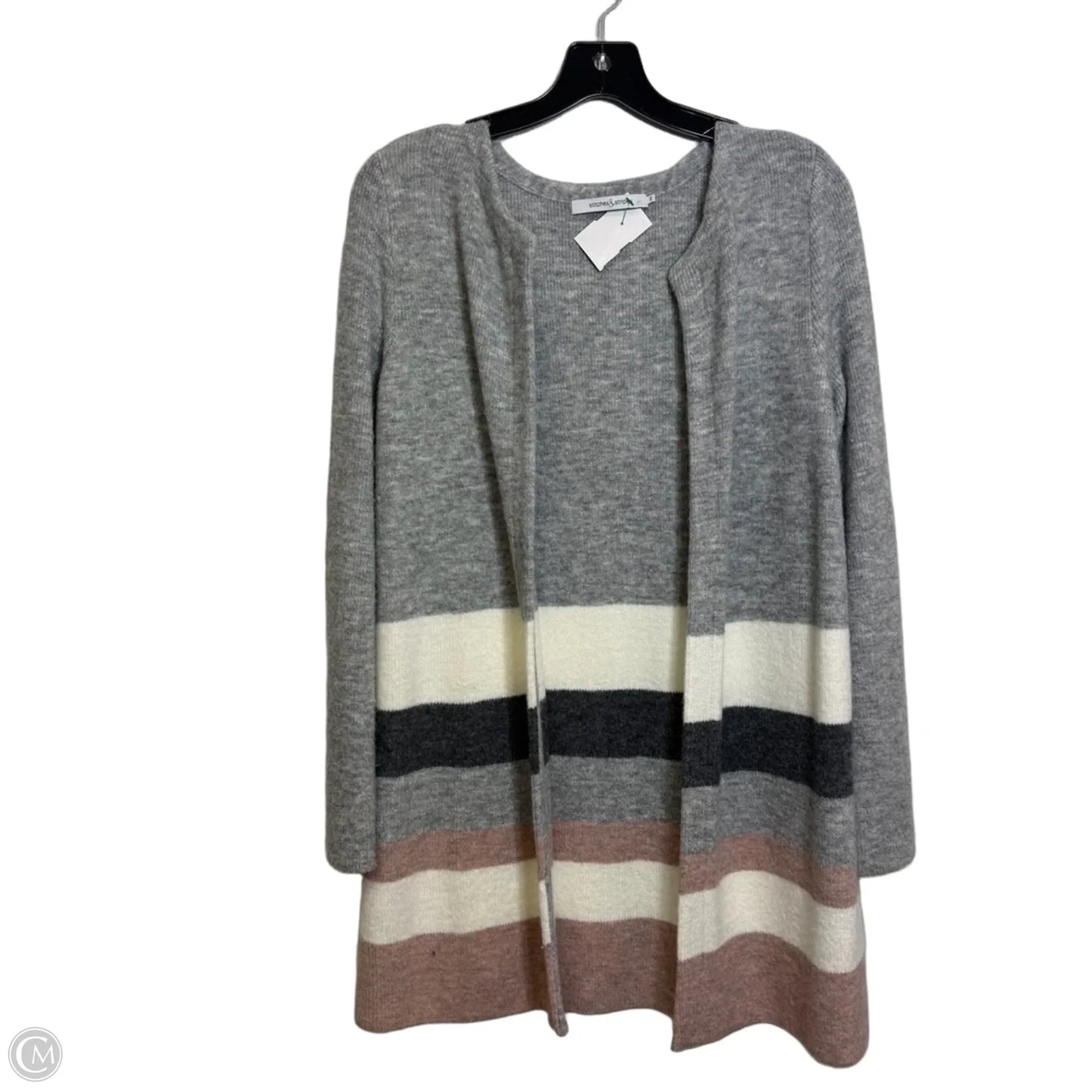 Cardigan By Clothes Mentor In Grey, Size: Xs