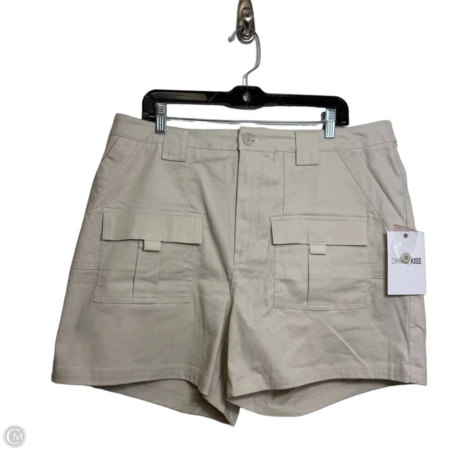 Shorts By Clothes Mentor In Tan, Size: 2x