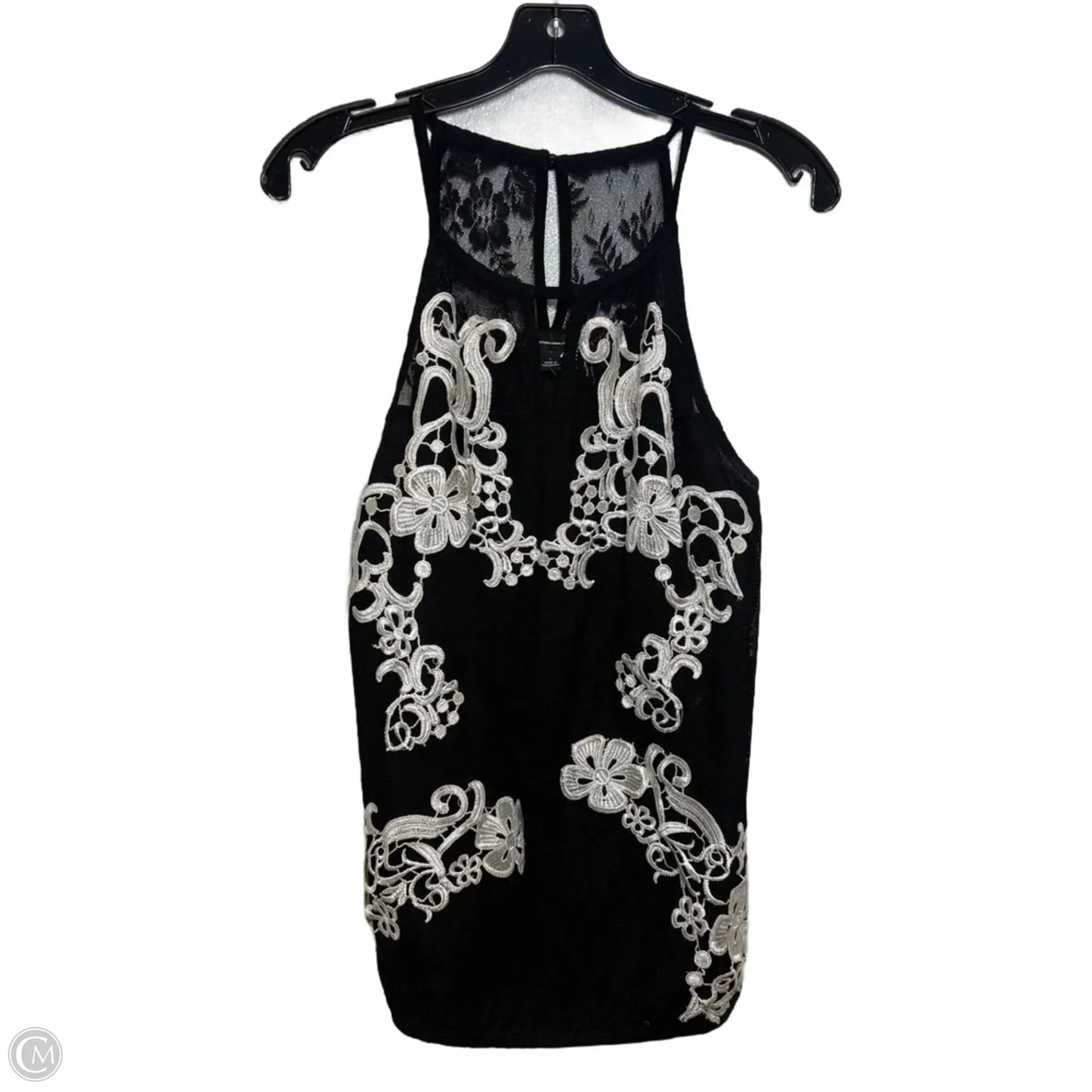 Top Sleeveless By Inc In Black, Size: L