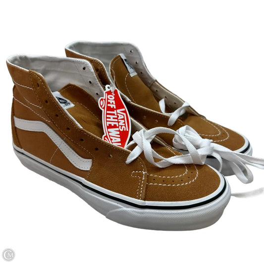 Shoes high top Sneakers By Vans In Tan, Size: 8.5