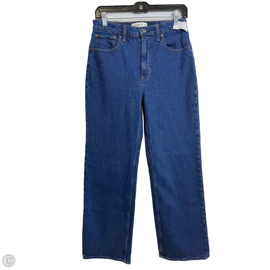Jeans Boyfriend By Abercrombie And Fitch In Blue Denim, Size: 6