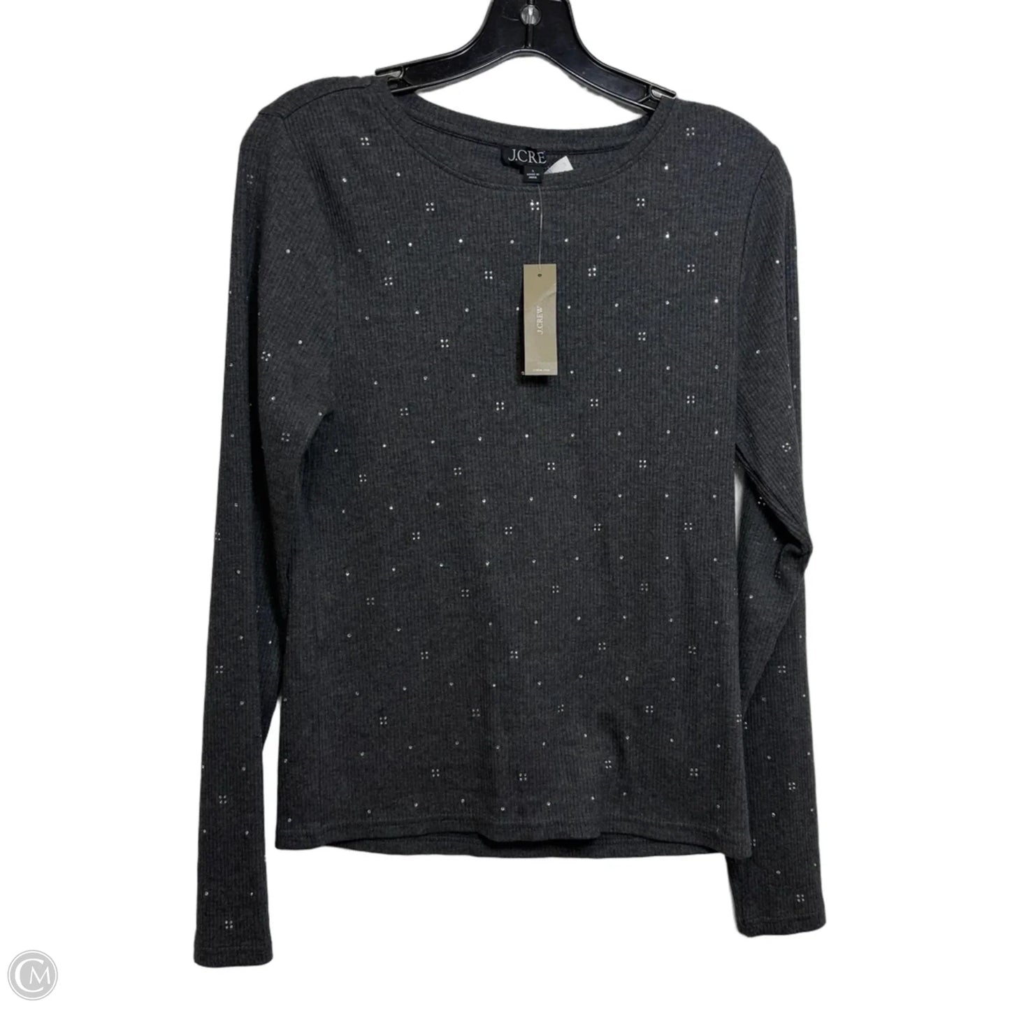 Top Long Sleeve By J. Crew In Grey, Size: L