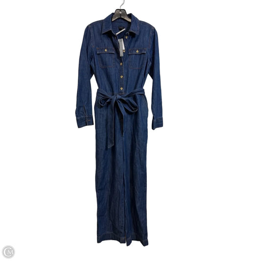 Jumpsuit By Talbots In Blue Denim, Size: Xs