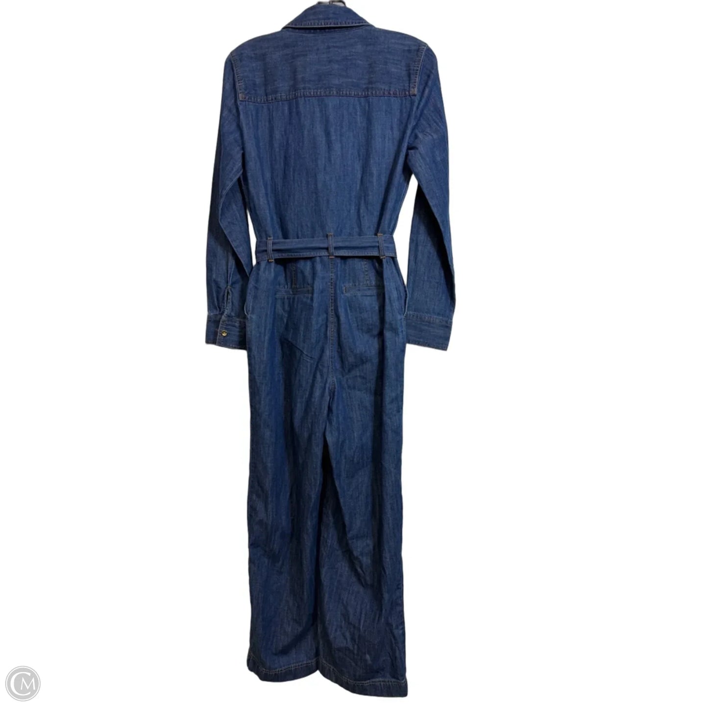 Jumpsuit By Talbots In Blue Denim, Size: Xs