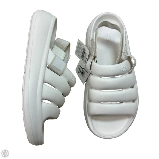 Sandals Designer By Ugg In White, Size: 8