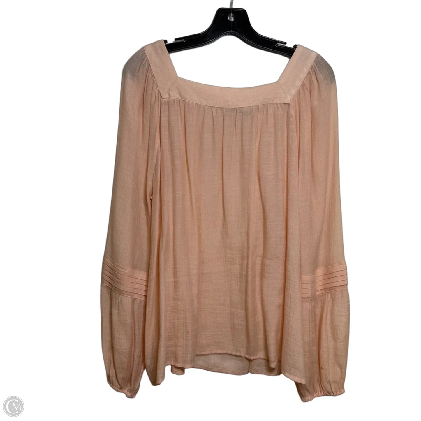 Top Long Sleeve By Lc Lauren Conrad In Peach, Size: L