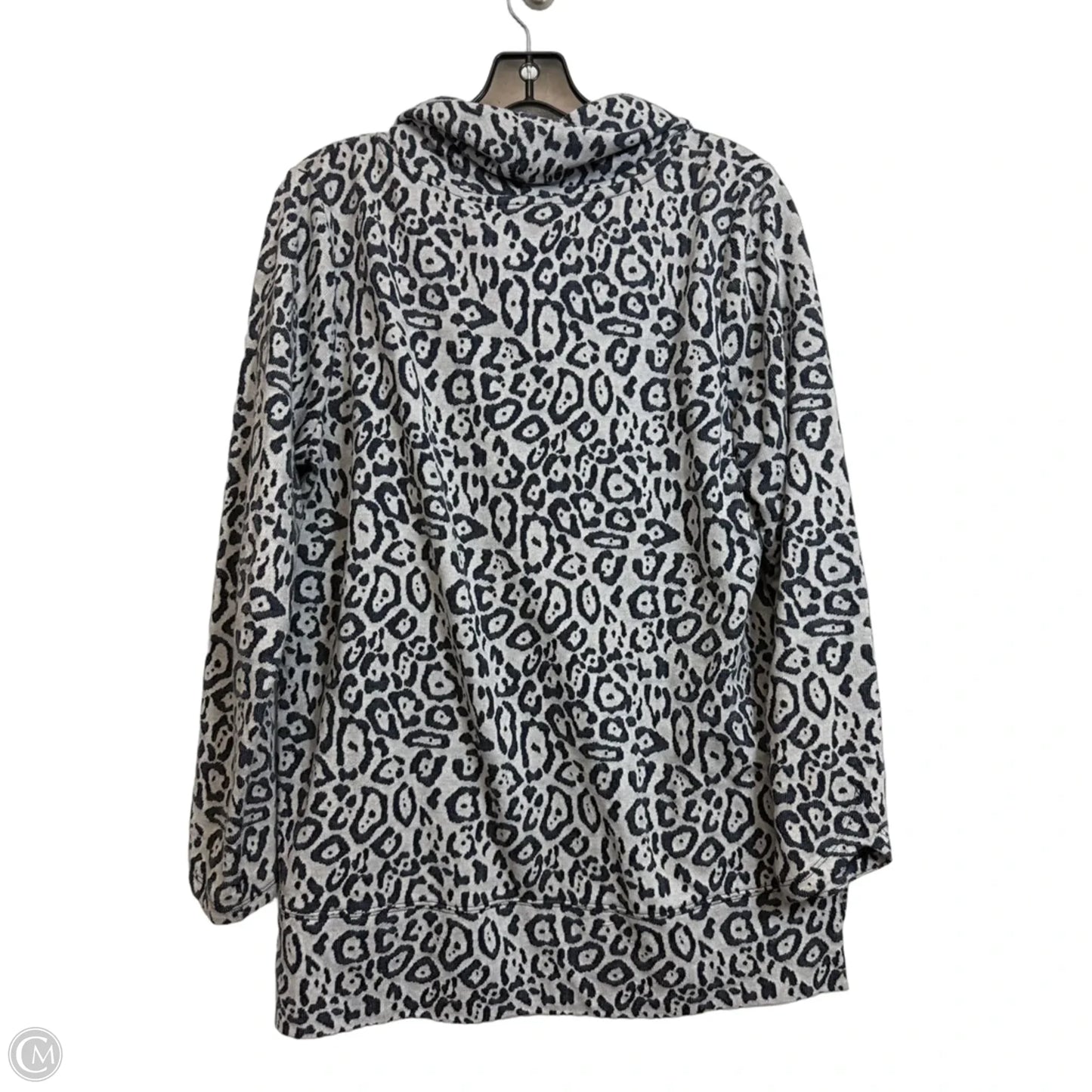 Top Long Sleeve By Any Body In Animal Print, Size: M