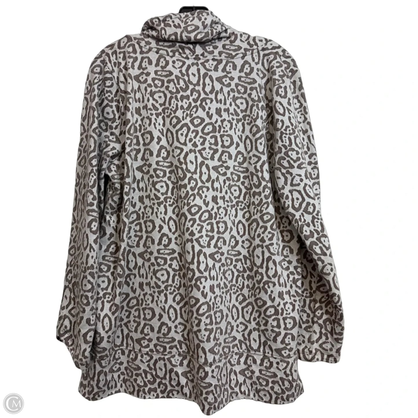 Top Long Sleeve By Any Body In Animal Print, Size: M