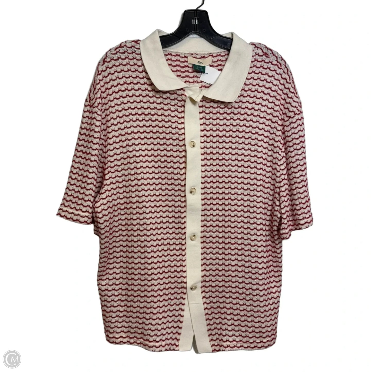 Top Short Sleeve By Clothes Mentor In Red, Size: Xl