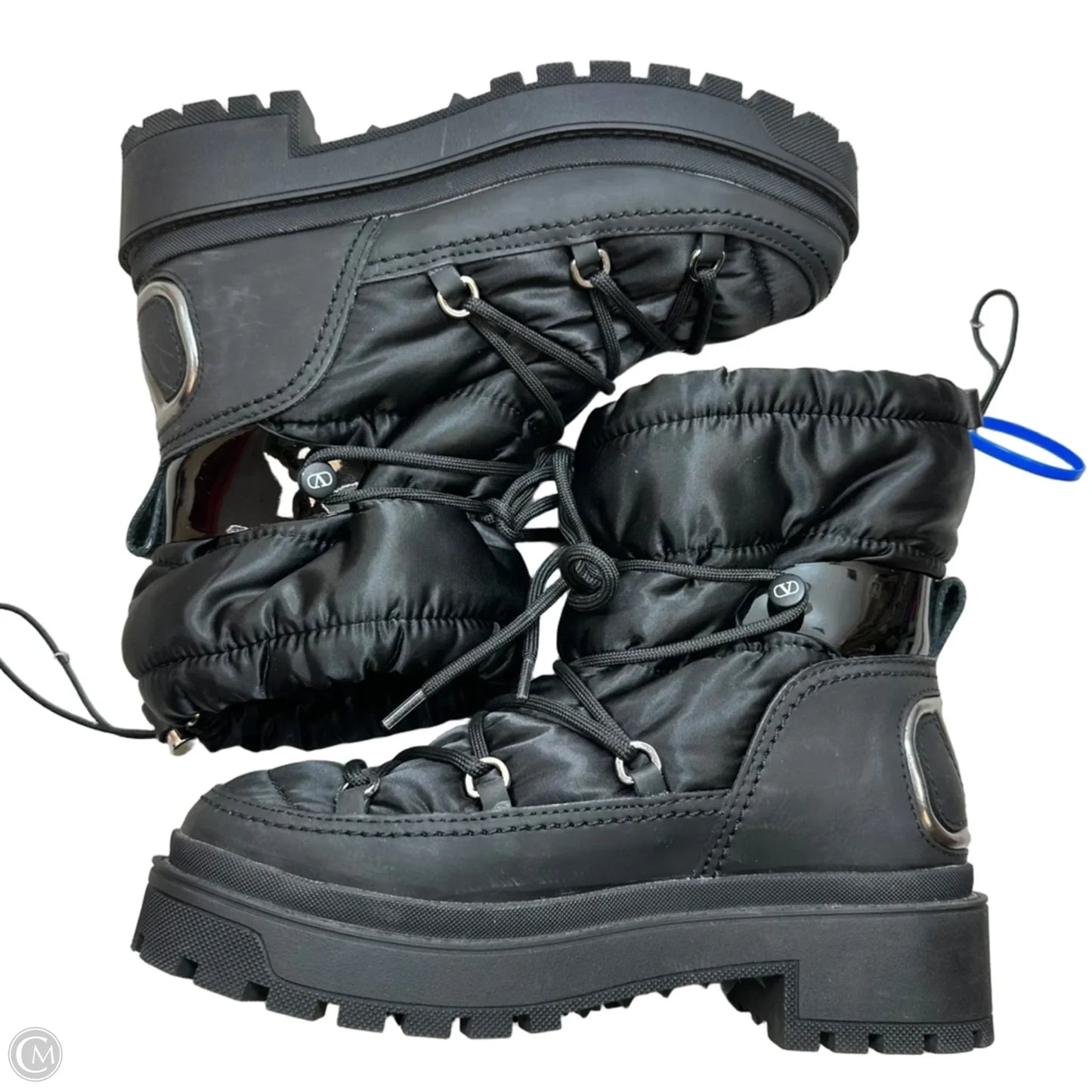Boots Luxury Designer By Valentino-garavani In Black