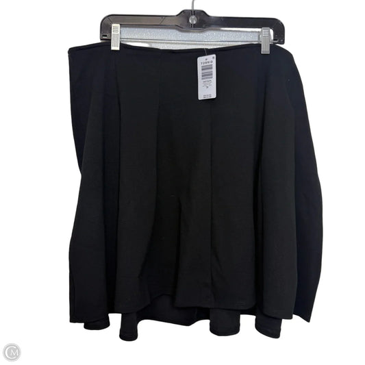 Skirt Mini & Short By Torrid In Black, Size: 20