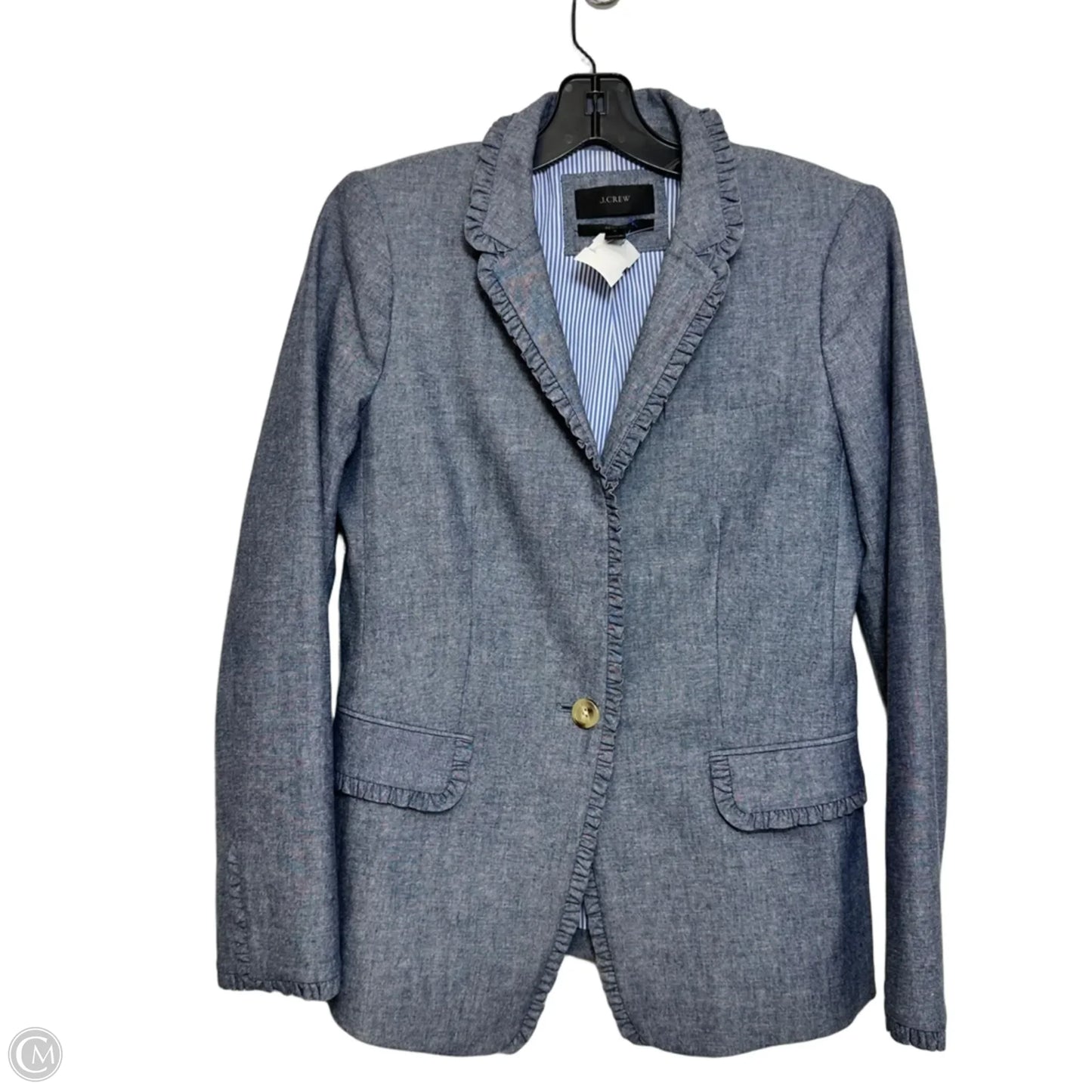 Blazer By J. Crew In Blue, Size: 4