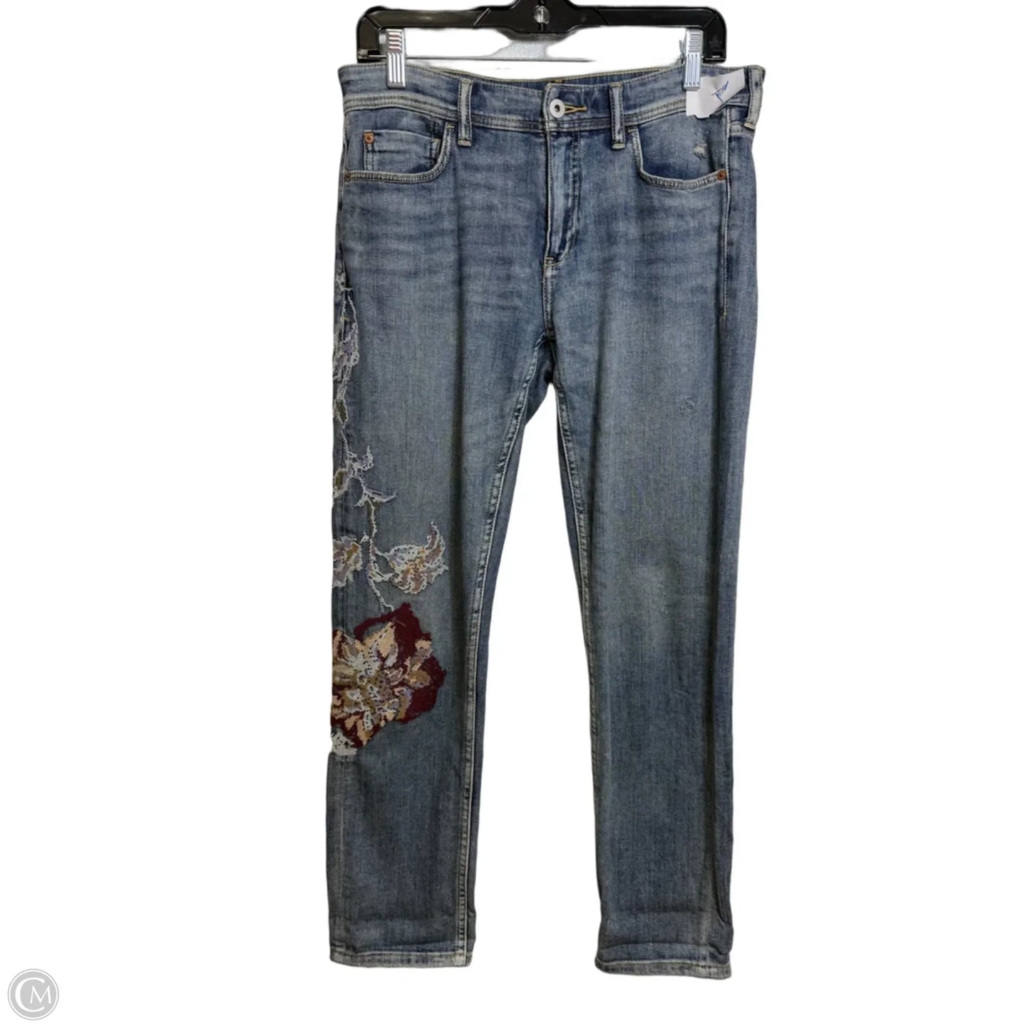 Jeans Boyfriend By Pilcro In Blue Denim, Size: 4
