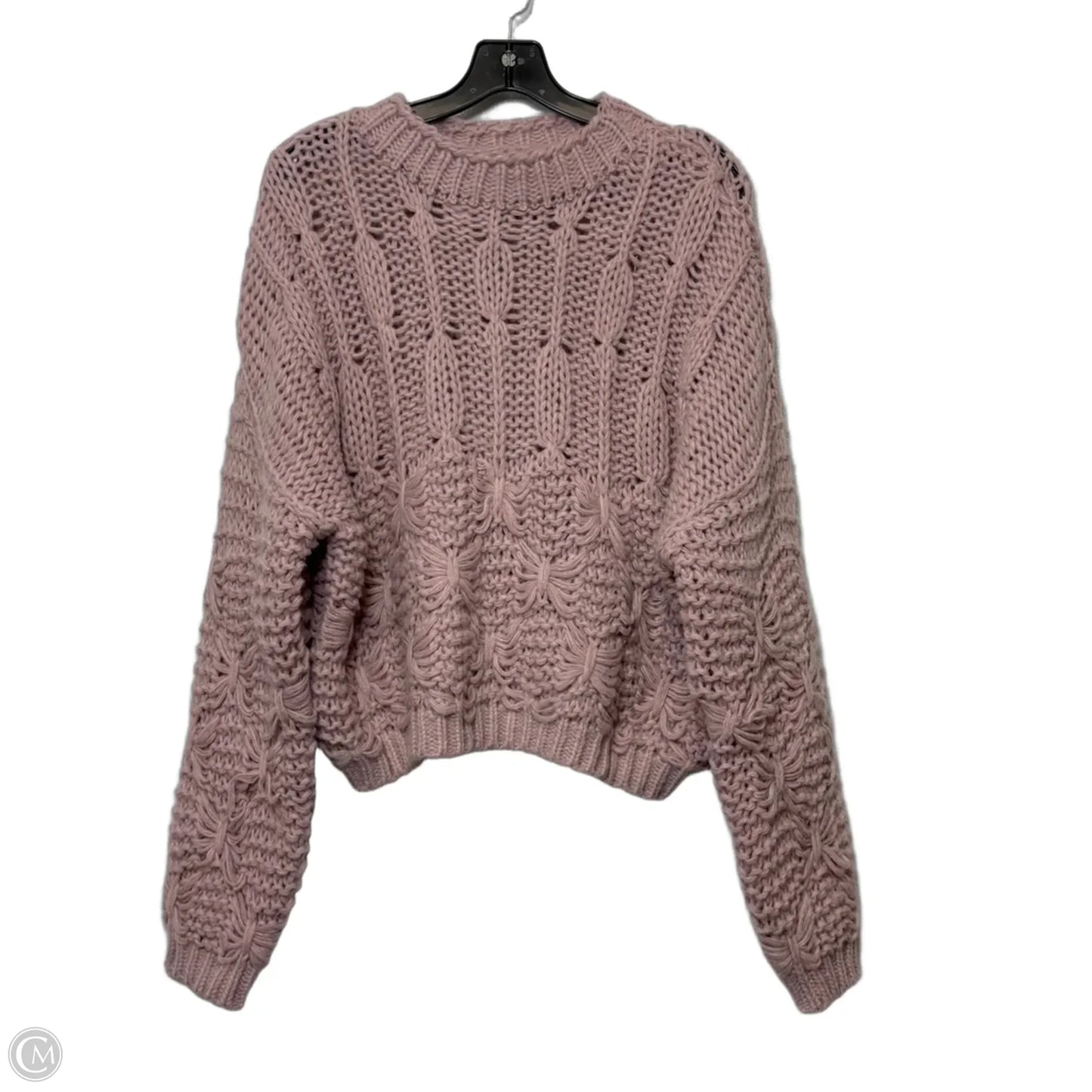 Sweater By Hyfve In Mauve, Size: M