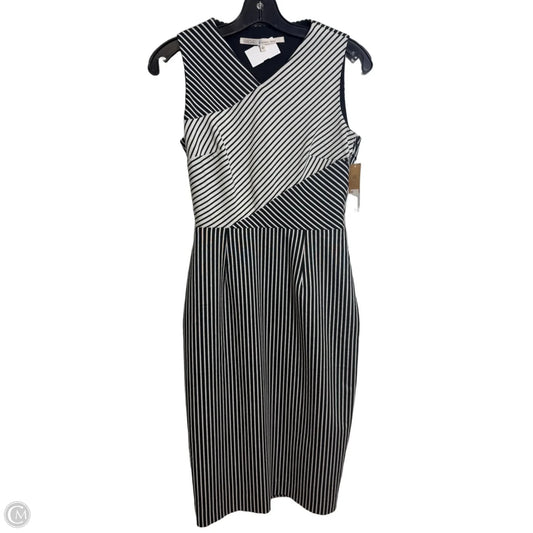 Dress Party Midi By Rachel Roy In Striped Pattern, Size: 2