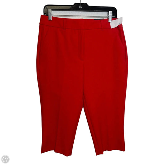 Capris By White House Black Market In Red, Size: 8