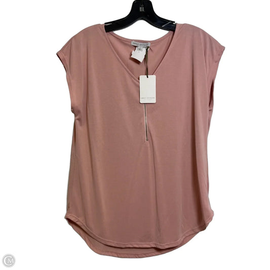 Top Sleeveless By Green Envelope In Mauve, Size: S
