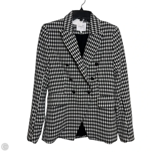 Blazer By Maison Damelie In Checkered Pattern, Size: Xs