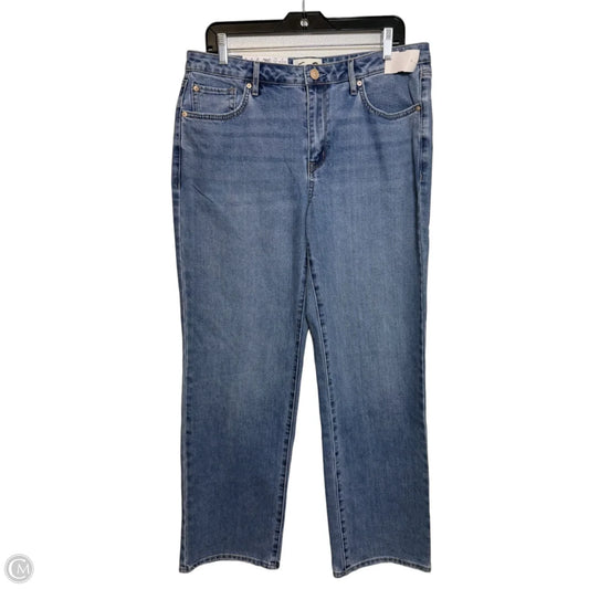 Jeans Straight By Seven 7 In Blue Denim, Size: 8