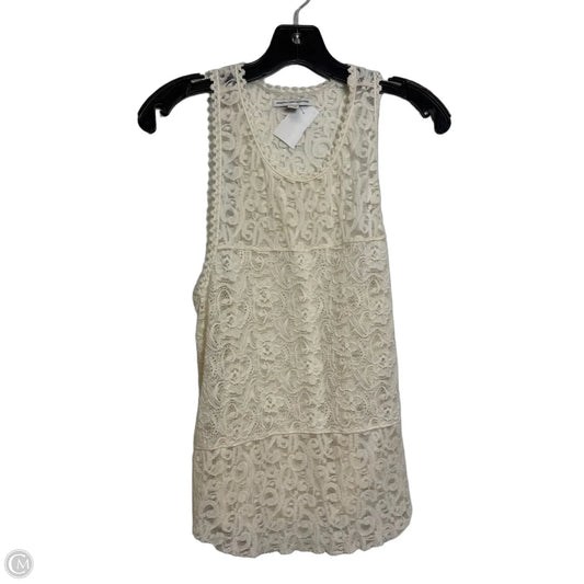 Tank Top By American Eagle In Ivory, Size: Xs