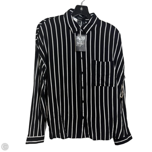Top Long Sleeve By Forever 21 In Striped Pattern, Size: S