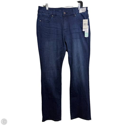 Jeans Boot Cut By Kut In Blue Denim, Size: 14