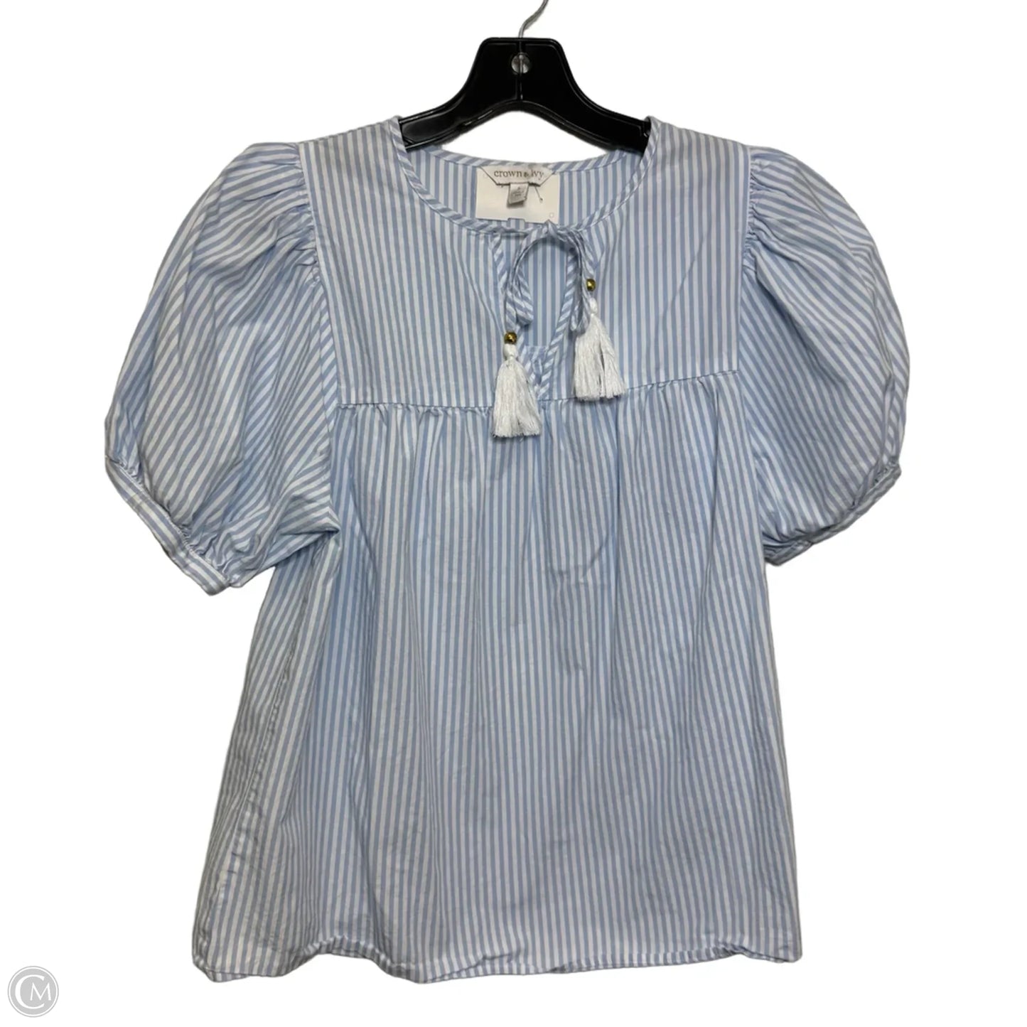 Top Short Sleeve By Crown And Ivy In Blue, Size: S
