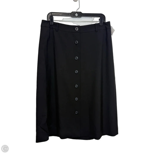 Skirt Midi By J. Jill In Black, Size: 12