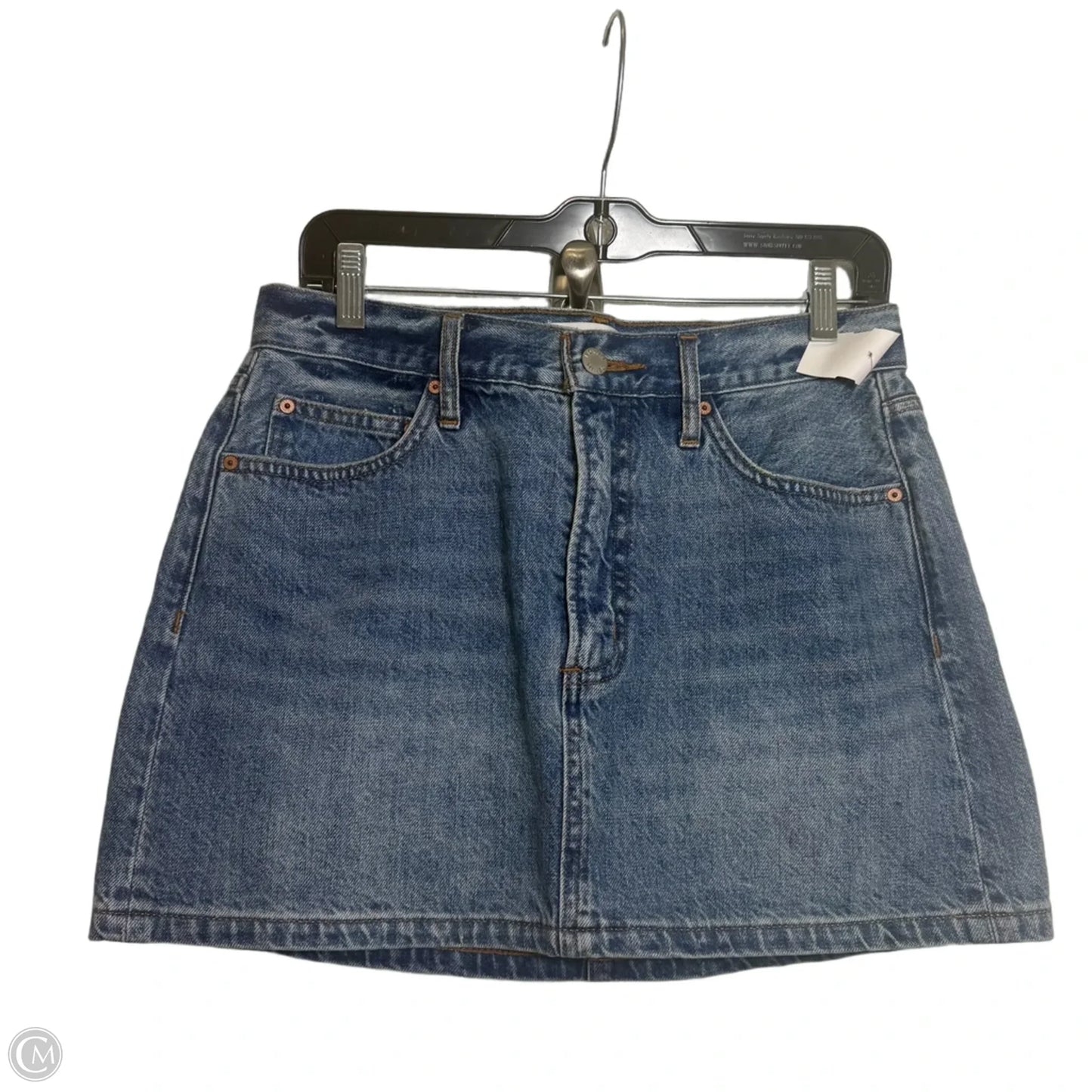 Skirt Mini & Short By Clothes Mentor In Blue Denim, Size: 6