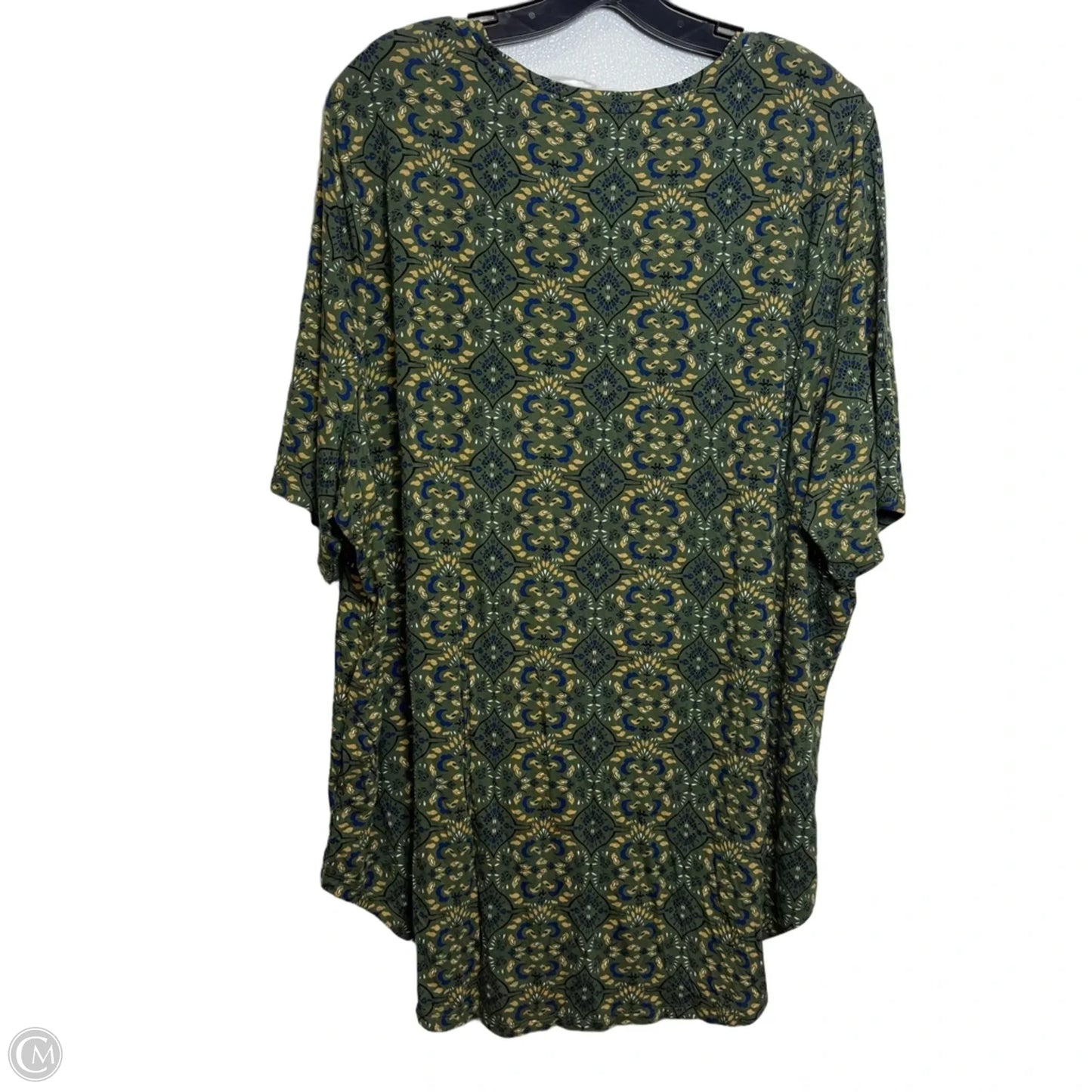 Top Short Sleeve By Lane Bryant In Green, Size: 2x