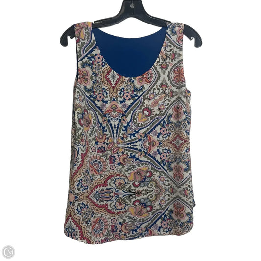 Reversible Top Sleeveless By Chicos In Blue, Size: S