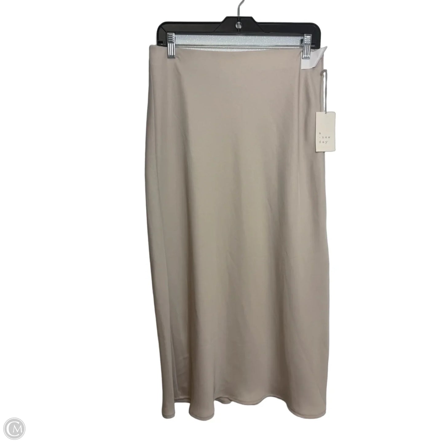 Skirt Midi By A New Day In Beige, Size: M