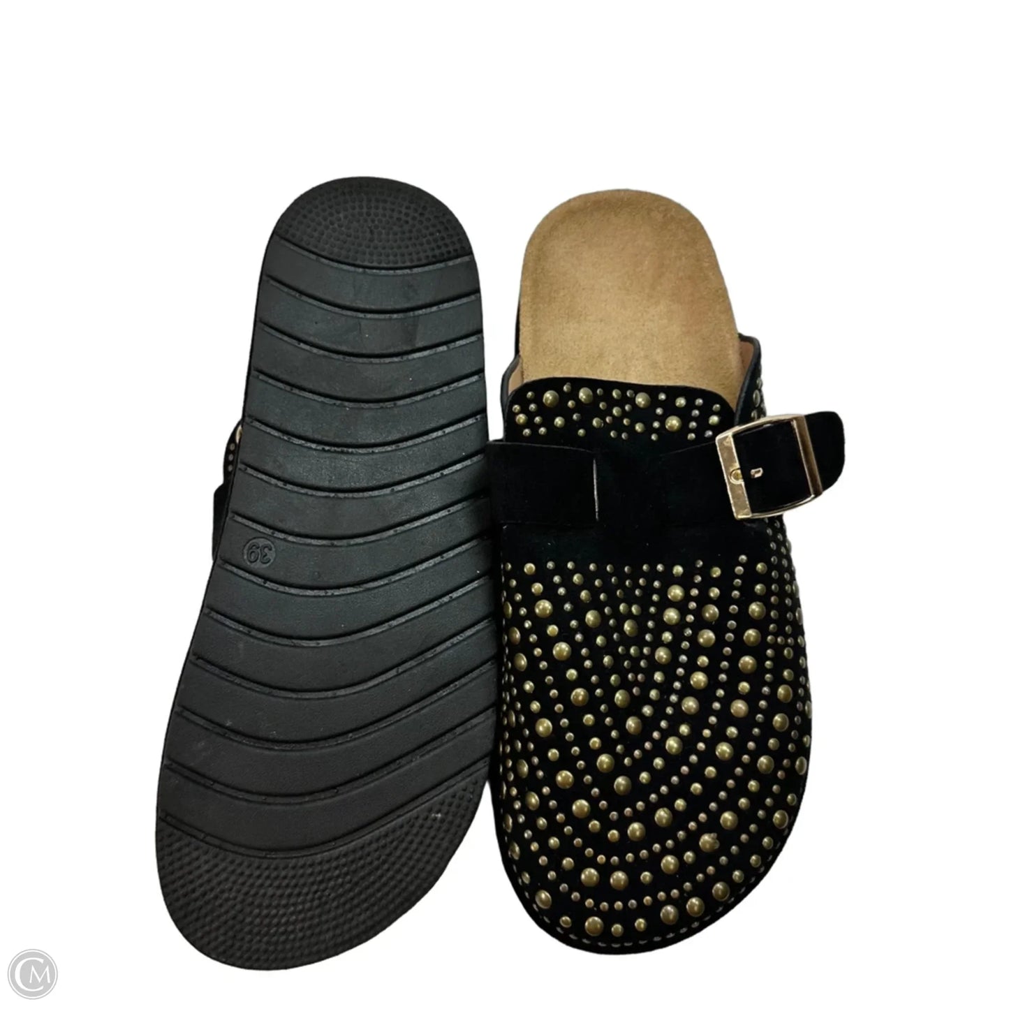 Shoes Flats By Clothes Mentor In Black, Size: 8.5