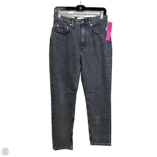 Jeans Straight By Everlane In Black Denim, Size: 4