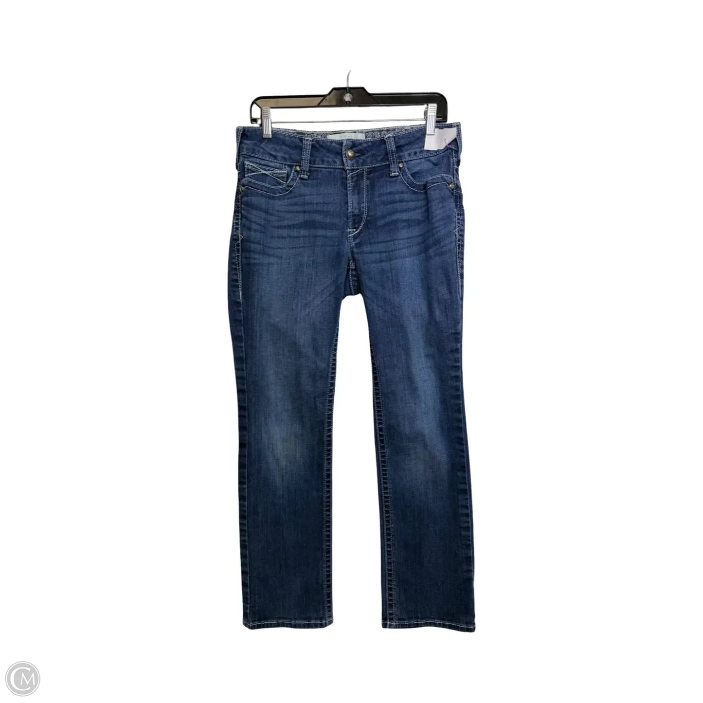 Jeans Straight By Ariat In Blue Denim, Size: 10