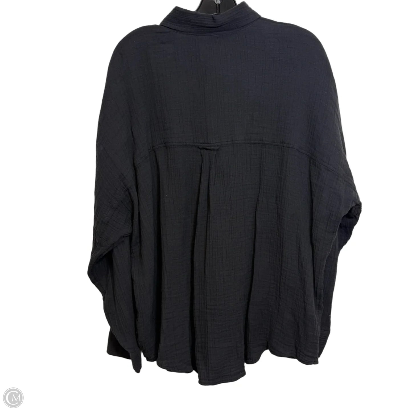 Top Long Sleeve By American Eagle In Black, Size: S