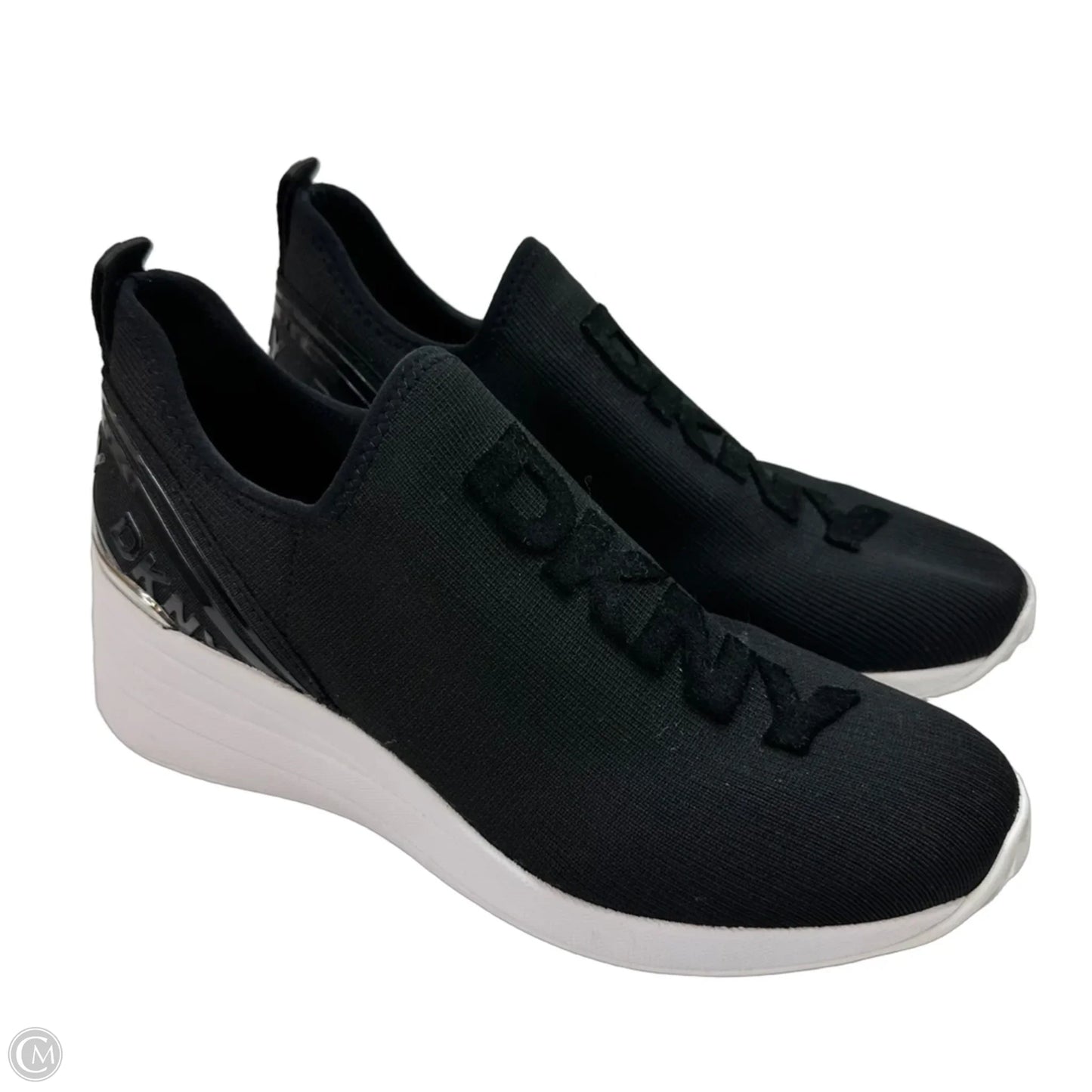 Shoes Sneakers By Dkny In Black, Size: 8