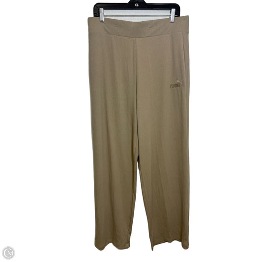 Athletic Pants By Puma In Tan, Size: L
