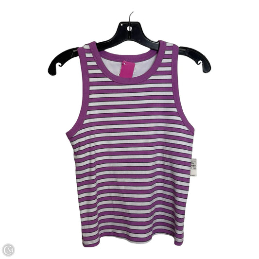 Athletic Tank Top By Aerie In Striped Pattern, Size: M