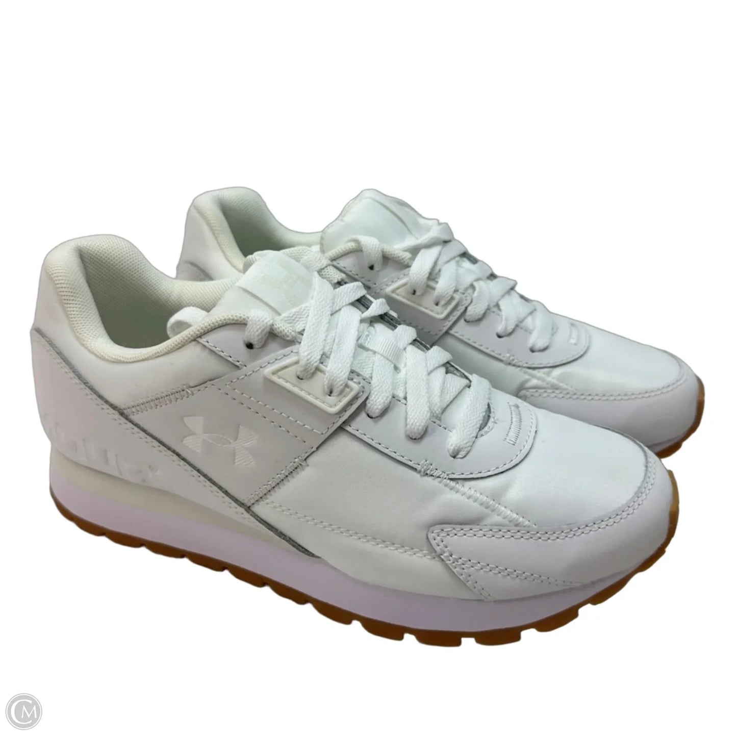 Shoes Sneakers By Under Armour In White, Size: 8